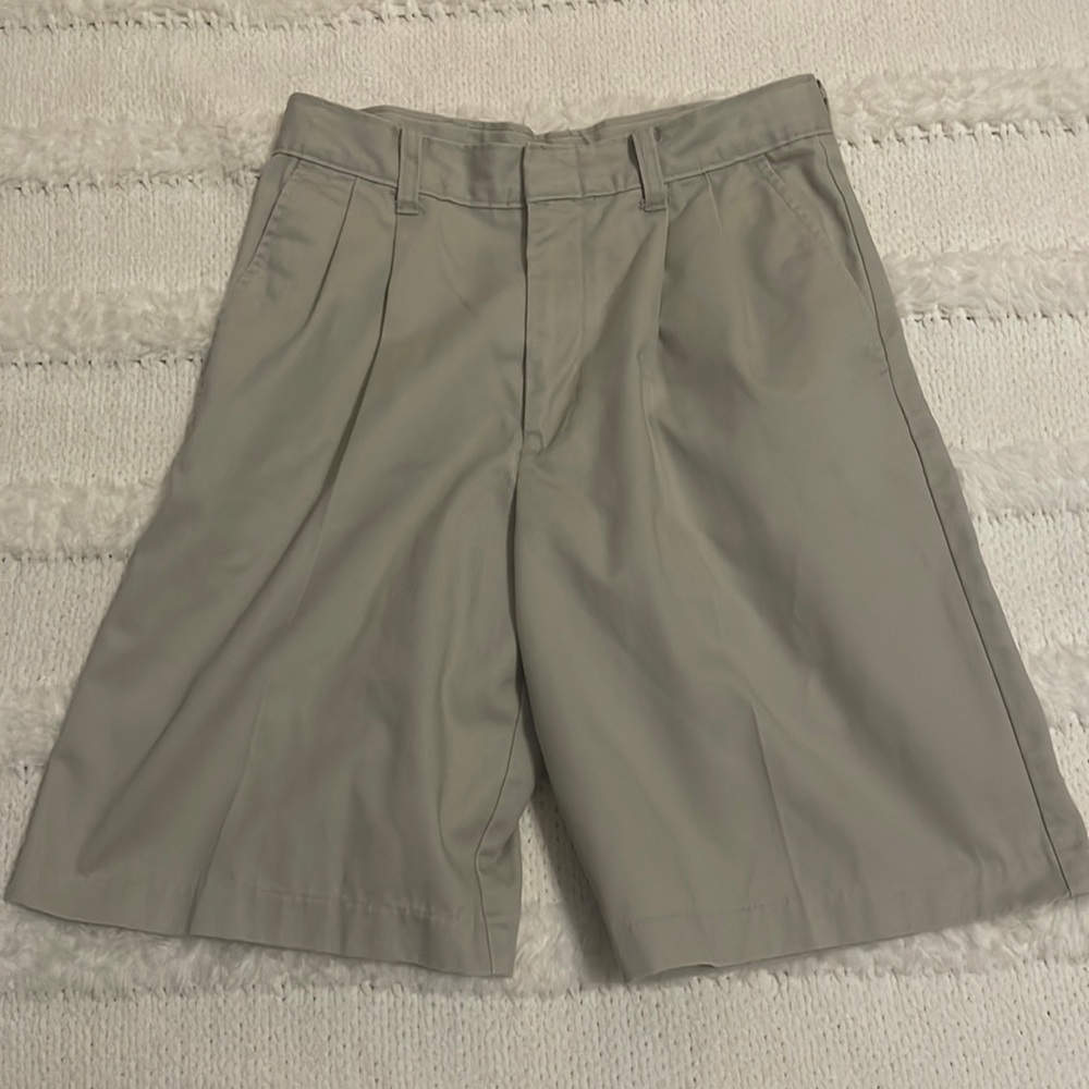 George khaki shorts adjustable waist boys size 14